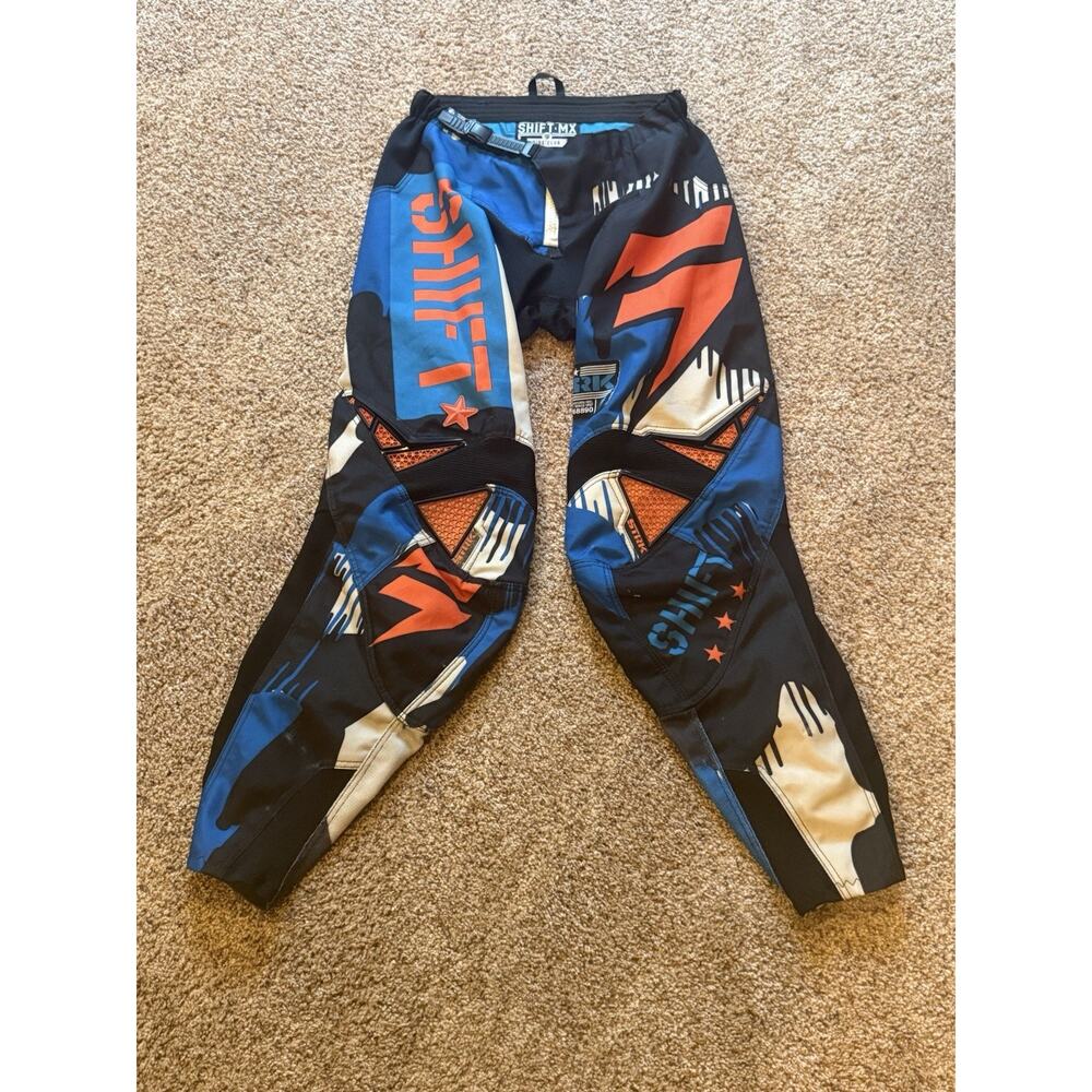 Shift Motorcross Pants Mens 28 Rise Against MX SX Racing Dirt Bike ATV